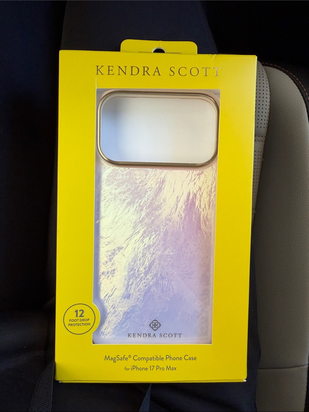 Kendra Scott Iridescent Pink MagSafe-Compatible Phone Case for iPhone 17 Pro Max
